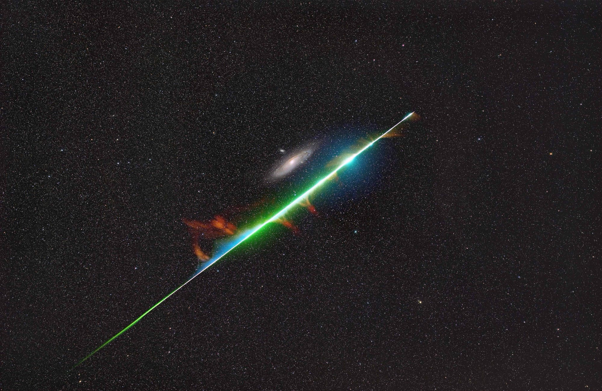 a photo of galaxies