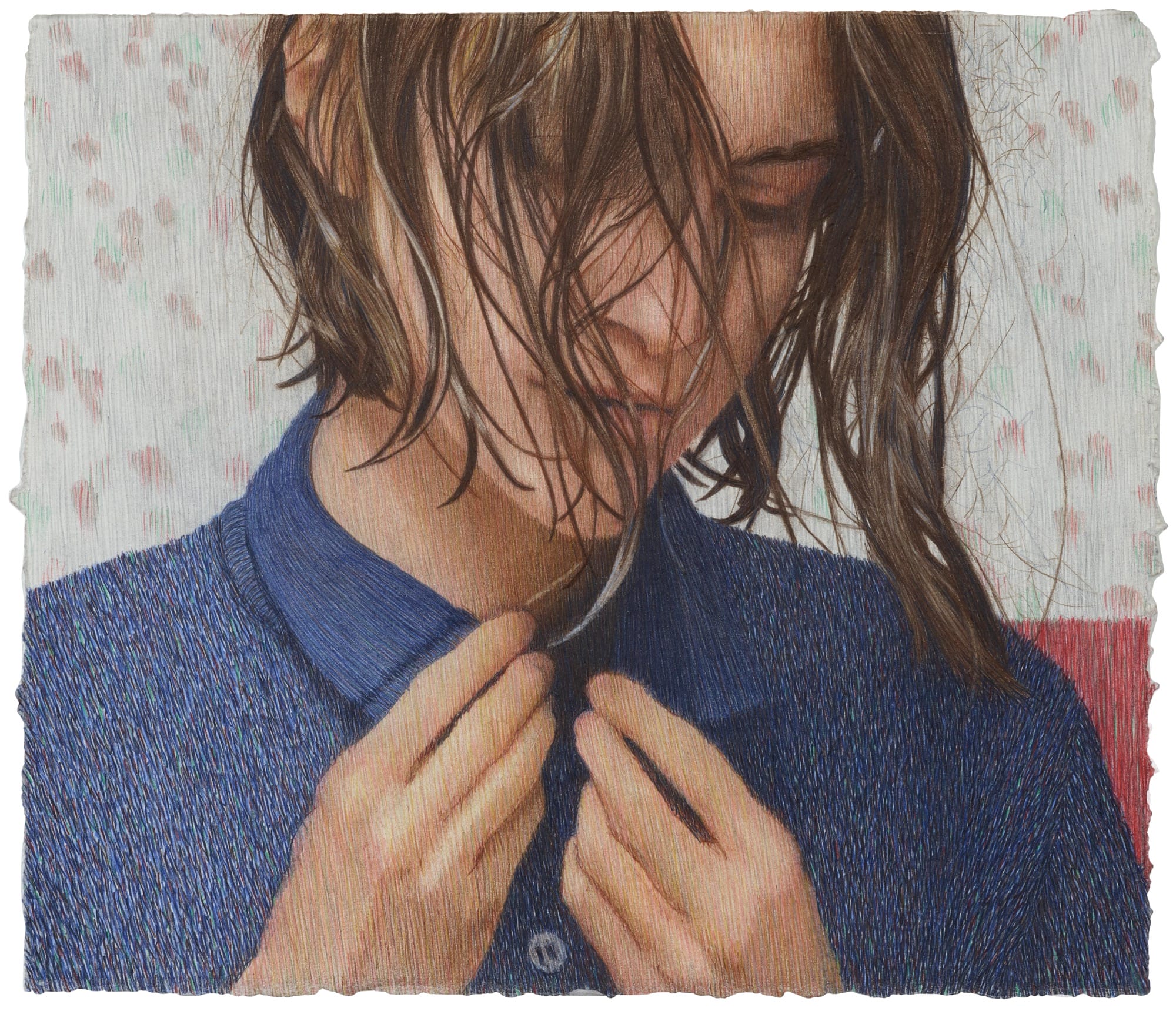 Tarka Kings Renders Intimate Portraits of a Morning Routine in Graphite and Colored Pencil